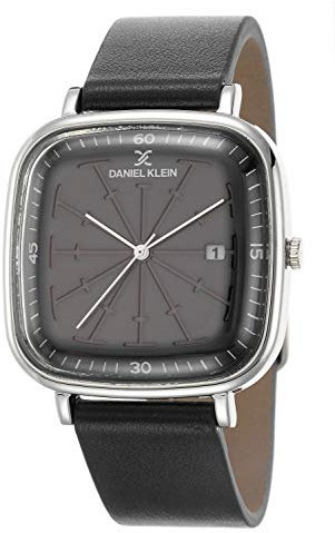 Daniel Klein Herren-Armbanduhr Dk.1.12508-1, Premium-Legierung, Echtlederband, silberfarben, Silber, Armband