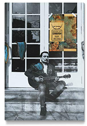 artboxONE Galerie-Print 150x100 cm Dali, Guitar Music Outdoors hochwertiges Acrylglas auf Alu-Dibond von TAS Studio