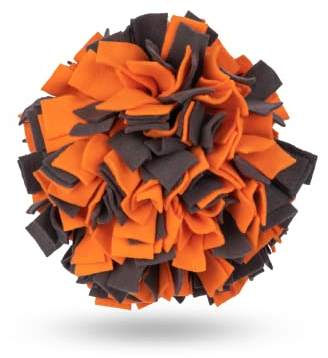 TrendPet Schnüffelball - 25cm Durchmesser, Aktivspielzeug für Hunde, Orange