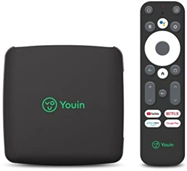 Engel Récepteur Android TV 4K UHD You-Box EN1040K - Assistant Google intégré et Chromecast Black