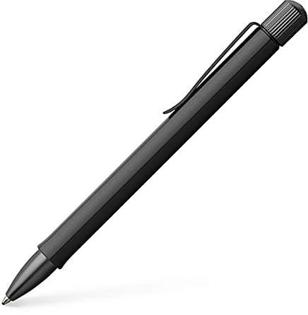 FABER-CASTELL 140577 - Kugelschreiber Hexo, schwarz matt, 1 Stück