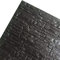 XiinxiGo Stickers Muraux Brique Autocollant Papier Peint 3D Papier Imitation Brique de Pierre Amovible Décoradif Imperméable pour Chambre Maison Cuisine,Noir 2,2Pièce(60 * 30 CM *4MM)