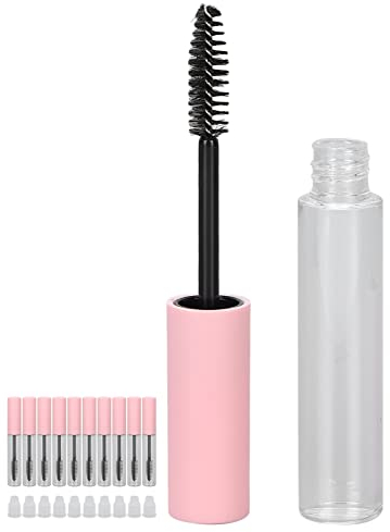Leere Wiederverwendbare Mascara Tubes 10ml mit Pinsel für Wimpernserum Mascara Öl Tragbarer Container Beauty Essential 10 Stück