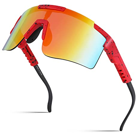 FEISEDY Sport Sonnenbrille Herren Fahrradbrille für Damen Sportbrille UV400 Schutz Radsportbrillen für Outdooraktivitäten B2837