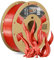 OVERTURE Silk PLA Filament 1.75mm, 1kg 3D Drucker Filament Seide PLA, Maßgenauigkeit +/- 0.03 mm(Seide Frisches Rot)