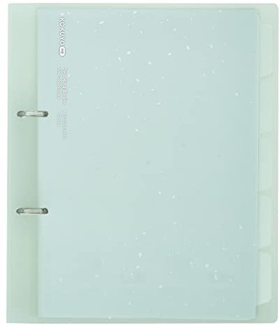Kokuyo Me Ringbuch mit 2 Ringen, B5, bis zu 100 Blatt, Fragile Mint, Japan Import (KME-TRBPP358LG)