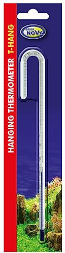 Glasthermometer hängend Größe L 15cm,8,2mm, T-HANG L