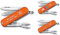 Victorinox Couteau de Poche Classique SD Avec Demande Impression Sur Coque I Cadeau pour Hommes Femmes I Cadeaux Pour Anniversaire I Suisse Personnalisé 7 Fonctions 0.6223 (orange)