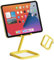 Bouncepad Go iPad Tablet Stand For Business & Leisure | iPad POS Stand | Adjustable Tablet & iPad Stand | Compatible With All Tablets & iPad Models | Tablet Stand For Desk | Yellow