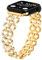 Miimall Bracelet de rechange compatible avec Apple Watch Ultra 49 mm 45 mm 44 mm 42 mm 41 mm 40 mm 38 mm Alliage métal paillettes strass diamant Bracelet de rechange pour Apple Watch Series 8 7 6 5 4