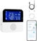 Chatthen Termostato Digital, Termometro Wifi Con Sensor Externo de 1 Metro, Termometro casa Termometro Exterior Accesorios de Invernaderos (8.5cm*8.5cm)