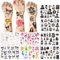Tattoo Kinder Kuromi und Wed, 8 Blätter Temporäre Kindertattoos Aufkleber, 1870+ Stile Sticker Set für Mädchen Jungen, Geburtstagsgeschenke Kindergeburtstag Mitgebsel Festival Party Deko