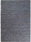 Knutzen Wohnen Mala Wollteppich flach gewebt 80 x 150 cm Blau - Teppich Wolle Natur - Handgewebter Schurwollteppich mit angenehmem Lauferlebnis