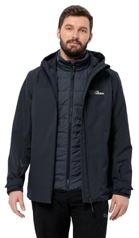 Jack Wolfskin GLAABACH 3IN1 JKT M, Veste homme, night blue,
