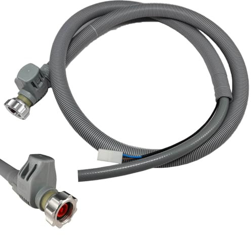 Sparesbarn Aquastop Schlauch Geschirrspüler Zulaufschlauch für Miele 10499862 7638500 7638501 Imperial Mondia Meteor EuroStar Spülmaschine (2.0M)