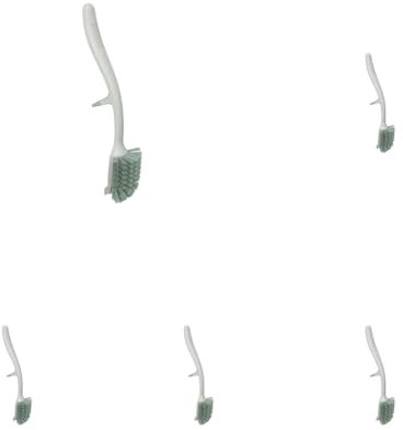 Joseph Joseph Edge Dish Washing up, Scrubbing Brush – Stone/Sage Green (Pack of 5)