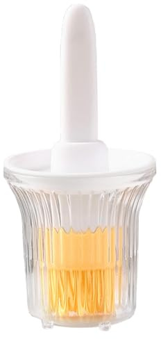 Oil Bottle with Brush,Cooking Oil Dispenser with Brush | Olive Dispenser for Kitchen, Portable -Bottle Barbecue