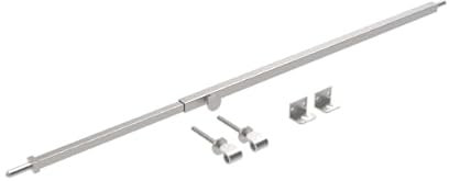 Sbarra antintrusione di sicurezza - acciaio INOX 316L - estensibile da 900 a 1600 mm. - antiscasso - antifurto - per porte, portoncini e finestre - resistente - alta qualità - DimAccessori