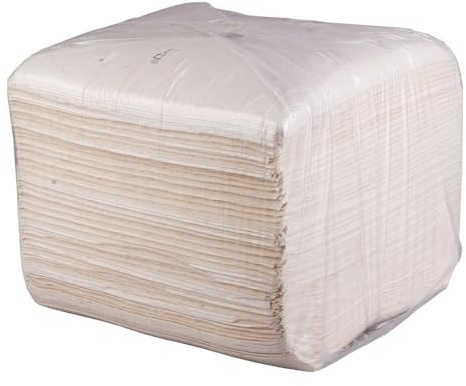 Emco-Vlies Putztücher, Vliestücher, Weiß, 165 g/qm Stärke, 38 x 40 cm (Breite x Länge), zu 10 kg gebündelt und verschweißt, 10 Kilo