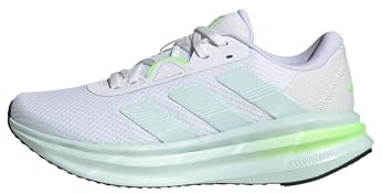 adidas Damen Galaxy 7 Running Shoes, Cloud White/Halo Mint/Lime Burst, 37 1/3 EU