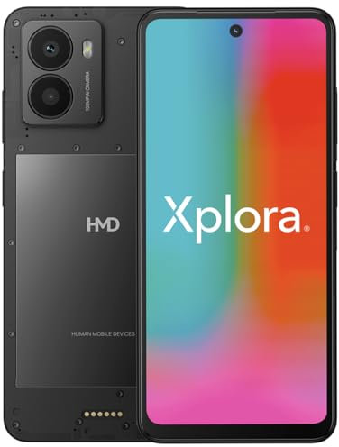 XPLORA HMD Fusion X1 Smartphone pour Enfants et Adolescents – Compatible 5G, Service de Contrôle Parental, Mode école, Fonction SOS, Localisation GPS et Zones de Sécurité – Abonnement Requis