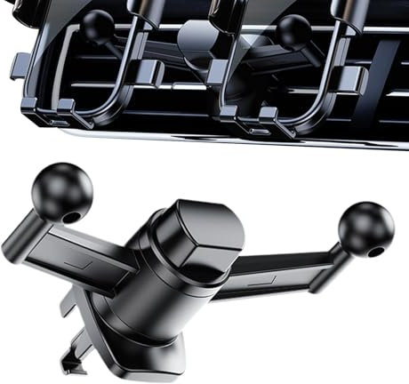 manhegari Base supporto per auto, supporto per telefono – Doppia – Supporto per cellulare | Attacco climatico auto – di prolunga per uscita – Accessori