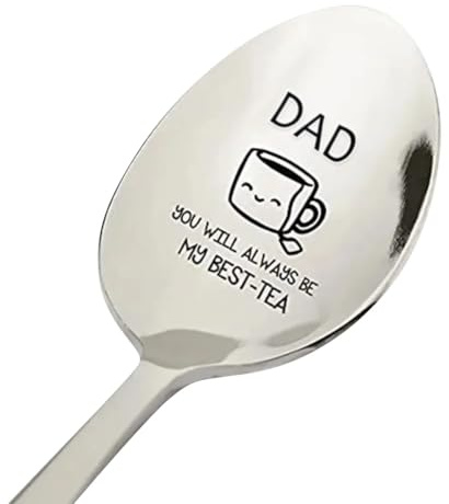 Christmas Thoughtful Gift for Dad 'You're My Best-Tea' Spoon Gifts Idea for Dad's Birthday Laser Etched Coffee Spoon Xmas Gift idea Dad