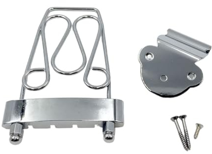 Universeller 4-saitiger E-Gitarrensteg mit durchbrochenem Design zur Verstärkung von Sustains und dynamischen Klangausgaben, Jazzs-Bass-Ersatzbrücke