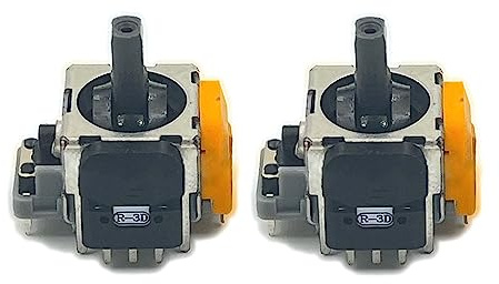 YPBEW Console Hall Effect Joystick Module Controller Analog Sensor Potentiometer Replacement Fit 040 050 055 2pcs Hall Effect Abs Long Lasting Durability Compatibility Control