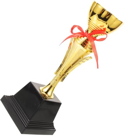 LIGHTAOTAO Coppa da Competizione Sportiva per Bambini in Lega di Zinco Colore Oro Design Elegante Simbolo di Successo per Eventi Calcistici e Comunitari