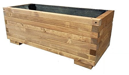 TOTAL WOOD 2012 Jardinière Rectangulaire en Bois Jardin Terrasse Balcon Interieur Exterieur 70 x 40 x 40 cm également sur Mesure