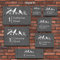 Active Window Films Rustic Natural Slate House Gate Sign Plaque Door Number Personalised Name Plate (Style 5)