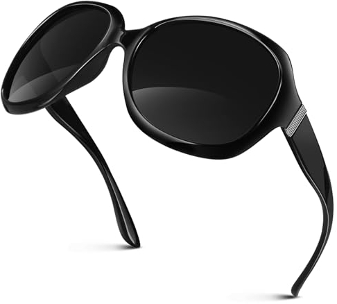 GQUEEN Oversized Polarisierte Sonnenbrille Damen UV400