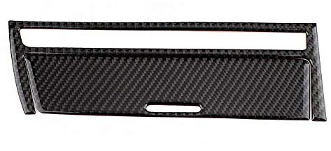 KIMISS Cigar Lighter Trim Sticker, 2 Stück Carbon Car Cigar Lighter Trim Sticker passend für 3er E46 1998-2005