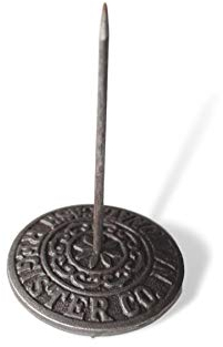 Vintage Kasse Quittung Spike Briefbeschwerer Gusseisen