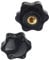 Yudesun Hardware Tools Star Knob Clamping Nut - M4 M5 M6 M8 M10 Plastic Head Star Shaped Clamping Knob Handle Female Thread Thumb Screw