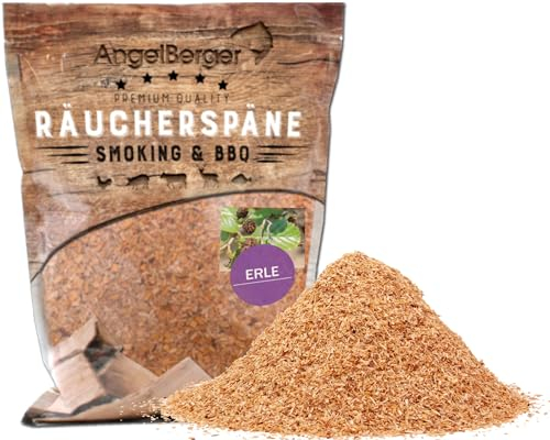 Angel-Berger Räuchermehl Räucherspäne Deluxe Verschiedene Sorten (500g, Erle Mehl)