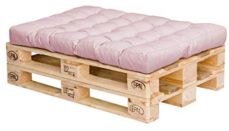 Royal Schneider Palettenkissen Set Palettensofa Palettenpolster Sitzkissen Rückenkissen 120x80cm, 1x Sitzkissen (120 x 80 x 10 cm), 500-54 Surfini Pastel