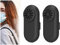 Breathe Cooler Wearable Air Purifier,Personal Wearable Mini Fan Cool Mask Clip-on Air Purifier,Type-c Charging Port with Charging Protection Cover,High-Efficiency & Low Noise Operation (Black-2pcs)