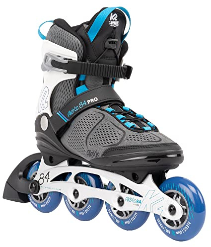 K2 Skates Damen Inline Skates Alexis 84 PRO, Grey - Blue, 30G0517.1.1.040