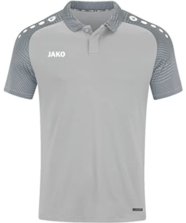 JAKO Herren Poloshirt Performance, Soft Grey/Steingrau, XXL