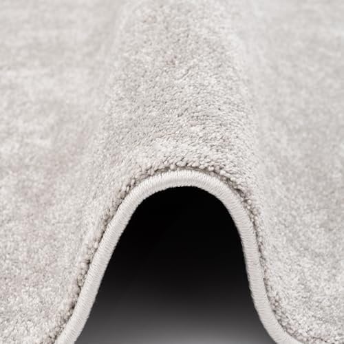 Pergamon Luxus Soft-Velours Teppich Wohnzimmer Verona Einfarbig in Rund und Eckig
