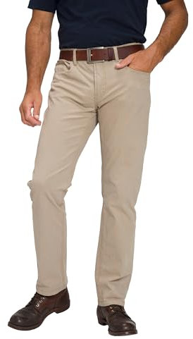 JP 1880 Pantalon sergé, Ventrale, 5 Poches, Coupe Droite Chino, Sable, 48W x 34L Homme