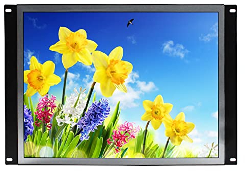 VSDISPLAY Monitor Industriale Portatile, Schermo LCD IPS da 15 Pollici 1024x768 LQ150X1LW94 e Scheda Controller Audio LVDS VGA DVI 30pin