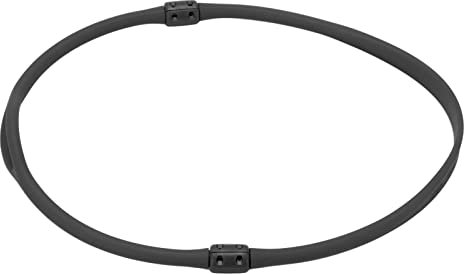 Atemreglerhalter Tauchen Silikon Atemregler Halskettenhalter Tauchzubehör Schwarz (72CM)