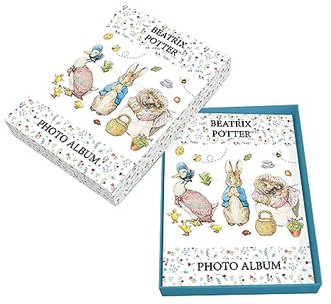 Robert Frederick Fotoalbum für Hochformat, Beatrix Potter-Design, für 100 Fotos, in Geschenkbox