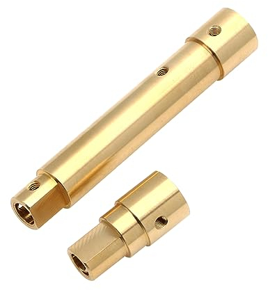 TECKEEN 1/10 RC Auto Messing Vorderachse Rohr Set für Axial SCX10 Pro Comp AXI03028 1/10 RC Auto Zubehör