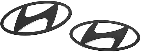Hyundai AL209ADD00 Logo Emblem 2-teilig schwarz