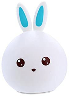 Uonlytech Veilleuse LED Et Contrôle Tactile pour Filles en Silicone Rechargeable pour Décoration de de Garçons Et de Filles