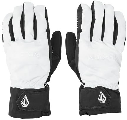 Volcom Herren Nyle Insulated Pipe and Park Winter Snowboard Ski-Handschuhe, White Camo S5, Large
